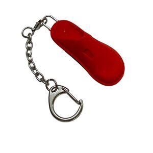 Alegria Shoes Promotional Key Ring Bag Clip Red Shoe PVC 5"